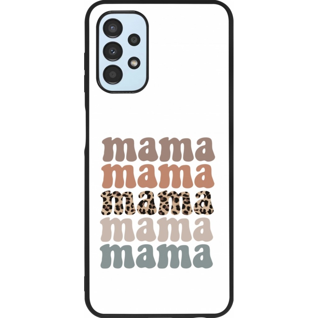 Samsung Galaxy A13 5G Case Hülle Silikon schwarz Mom 2024 Mama animal