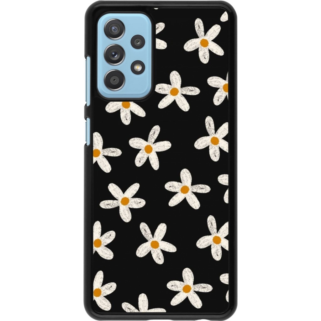 Samsung Galaxy A Case H Lle Easter White On Black Flower