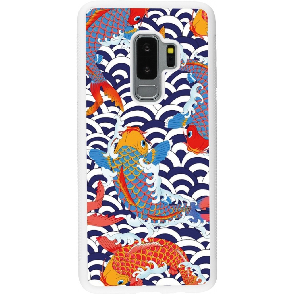 Samsung Galaxy S Case H Lle Silikon Weiss Easter Japanese Fish