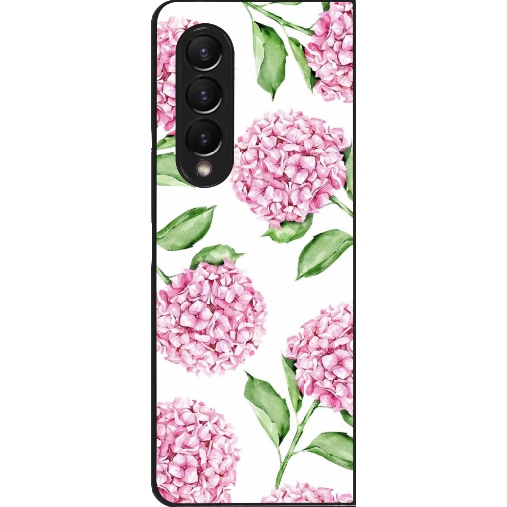 Samsung Galaxy Z Fold3 5G Case Hülle Easter 2024 pink flowers