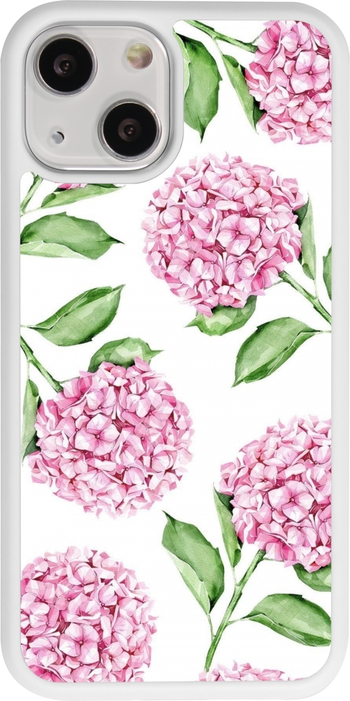 Iphone Mini Case H Lle Silikon Weiss Easter Pink Flowers