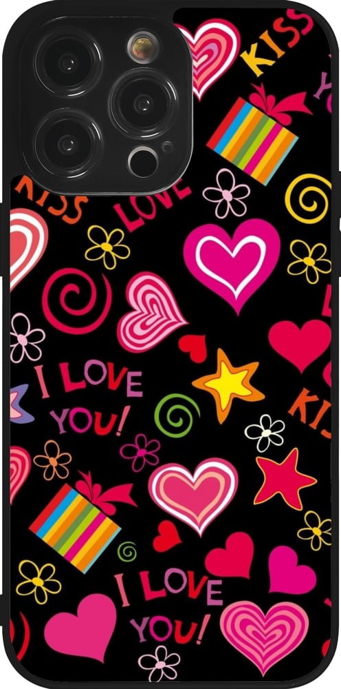 Iphone Pro Max Case H Lle Silikon Schwarz Valentine Love