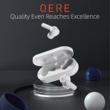 Qere E20 In-Ear TWS Kopfhörer Bluetooth 5.3 mit intelligentem Ladecase und IP54 Zertifizierung - Schwarz