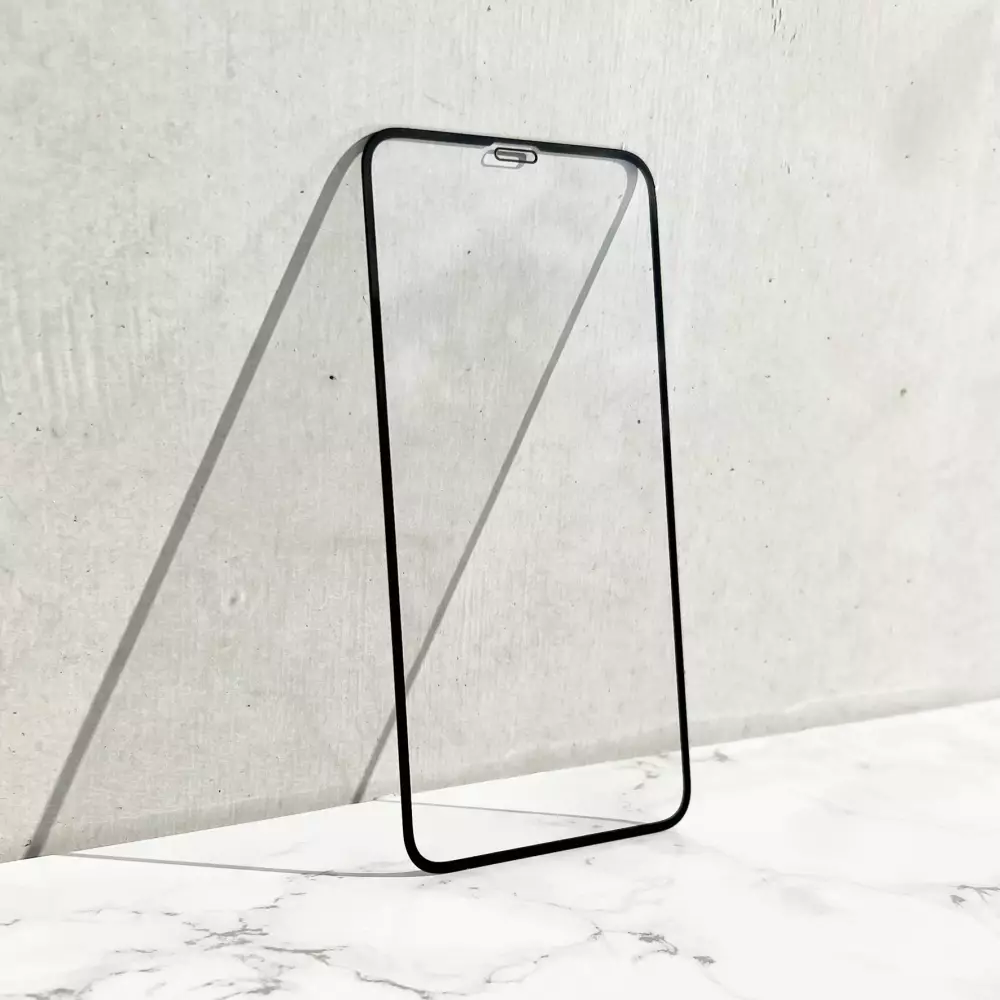 3D Tempered Glass Google Pixel 4a  - Full Screen Display Schutzglas mit schwarzem Rahmen