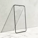 3D Tempered Glass Google Pixel 4a  - Full Screen Display Schutzglas mit schwarzem Rahmen