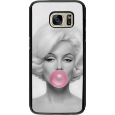 Coque Samsung Galaxy S7  Marilyn Bubble