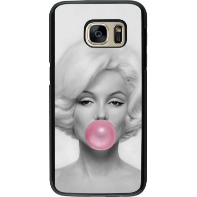 Coque Samsung Galaxy S7  Marilyn Bubble