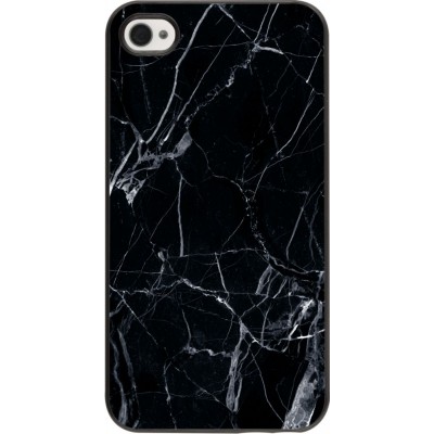 Coque iPhone 4/4s -  Marble Black 01