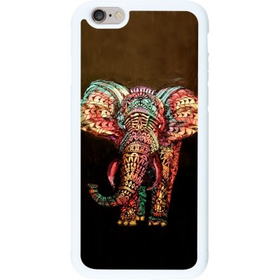 Coque iPhone 6/6s - Silicone rigide blanc Elephant 02