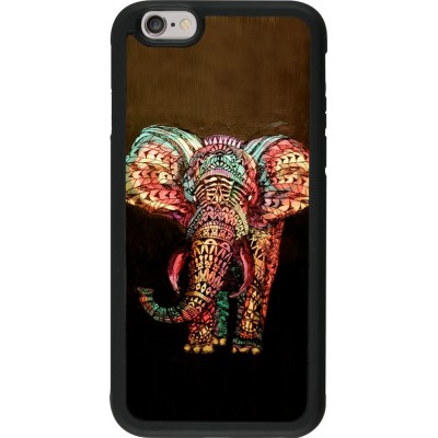 Coque iPhone 6/6s - Silicone rigide noir Elephant 02