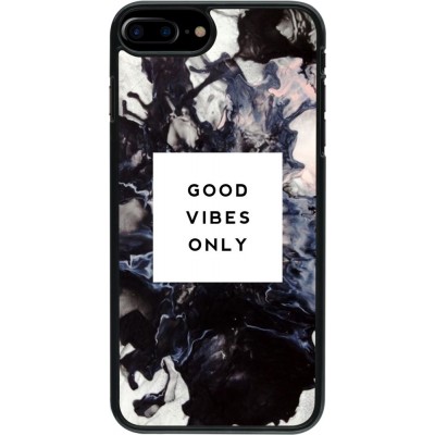 Coque iPhone 7 Plus / 8 Plus -  Marble Good Vibes Only