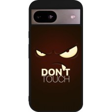 Coque Google Pixel 8a - Silicone rigide noir Angry Dont Touch