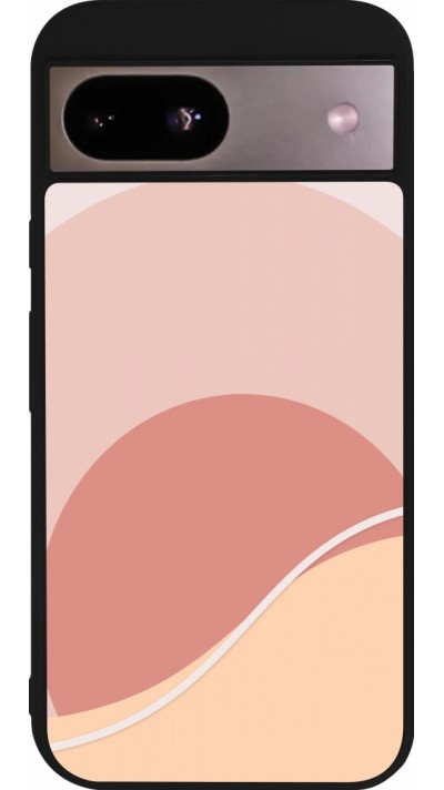 Coque Google Pixel 8a - Silicone rigide noir Autumn 22 abstract sunrise