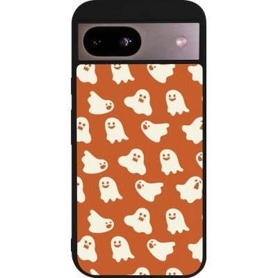 Coque Google Pixel 8a - Silicone rigide noir Autumn 2024 mini ghosts