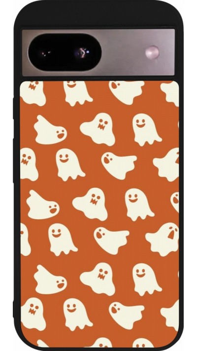 Coque Google Pixel 8a - Silicone rigide noir Autumn 2024 mini ghosts