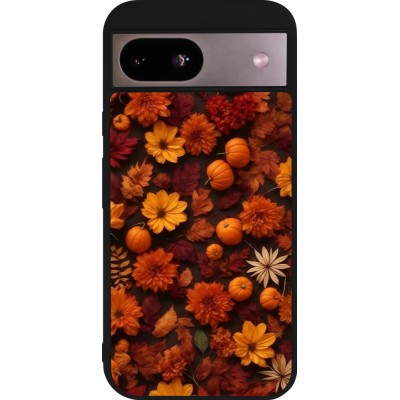 Coque Google Pixel 8a - Silicone rigide noir Autumn 2024 potpourri