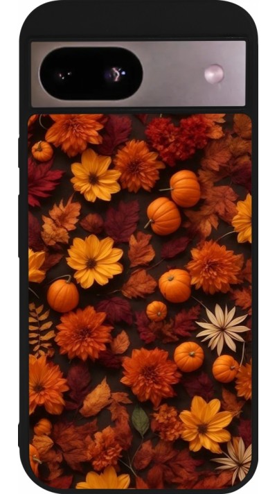 Coque Google Pixel 8a - Silicone rigide noir Autumn 2024 potpourri