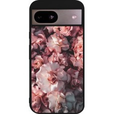 Coque Google Pixel 8a - Silicone rigide noir Beautiful Roses