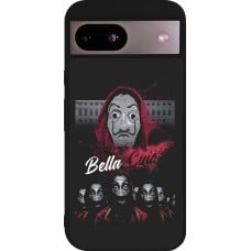 Coque Google Pixel 8a - Silicone rigide noir Bella Ciao