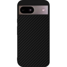 Coque Google Pixel 8a - Silicone rigide noir Carbon Basic