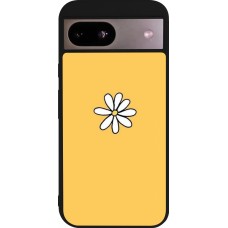 Coque Google Pixel 8a - Silicone rigide noir Easter 2023 daisy