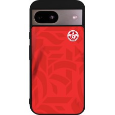 Coque Google Pixel 8a - Silicone rigide noir Maillot de football Tunisie 2022 personnalisable