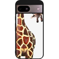 Coque Google Pixel 8a - Silicone rigide noir Giraffe Fit