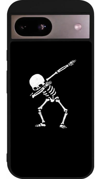 Coque Google Pixel 8a - Silicone rigide noir Halloween 19 09