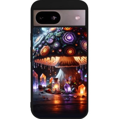 Coque Google Pixel 8a - Silicone rigide noir Halloween Potion Magic