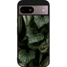 Coque Google Pixel 8a - Silicone rigide noir Spring 23 fresh plants