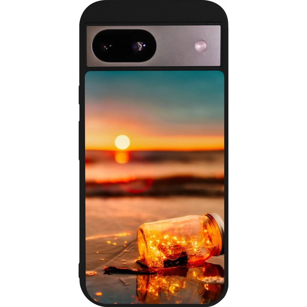 Coque Google Pixel 8a - Silicone rigide noir Summer 2021 16