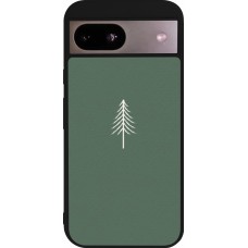 Coque Google Pixel 8a - Silicone rigide noir Christmas 22 minimalist tree