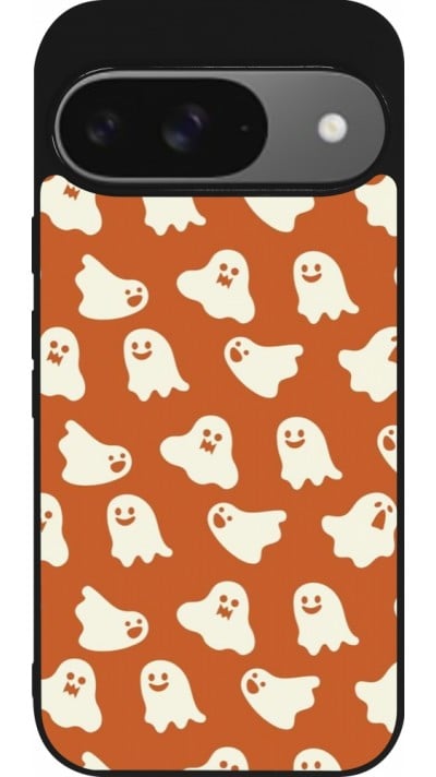 Coque Google Pixel 9 / Pixel 9 Pro - Silicone rigide noir Autumn 2024 mini ghosts