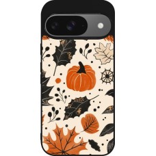 Coque Google Pixel 9 / Pixel 9 Pro - Silicone rigide noir Autumn 2024 nature