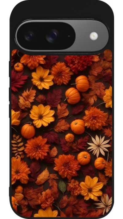 Coque Google Pixel 9 / Pixel 9 Pro - Silicone rigide noir Autumn 2024 potpourri