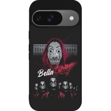 Coque Google Pixel 9 / Pixel 9 Pro - Silicone rigide noir Bella Ciao