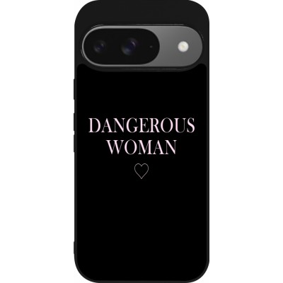 Coque Google Pixel 9 / Pixel 9 Pro - Silicone rigide noir Dangerous woman