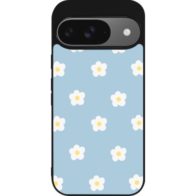 Coque Google Pixel 9 / Pixel 9 Pro - Silicone rigide noir Easter 2024 daisy flower