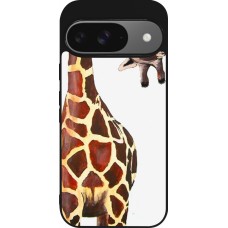 Coque Google Pixel 9 / Pixel 9 Pro - Silicone rigide noir Giraffe Fit