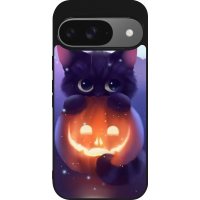 Coque Google Pixel 9 / Pixel 9 Pro - Silicone rigide noir Halloween 17 15