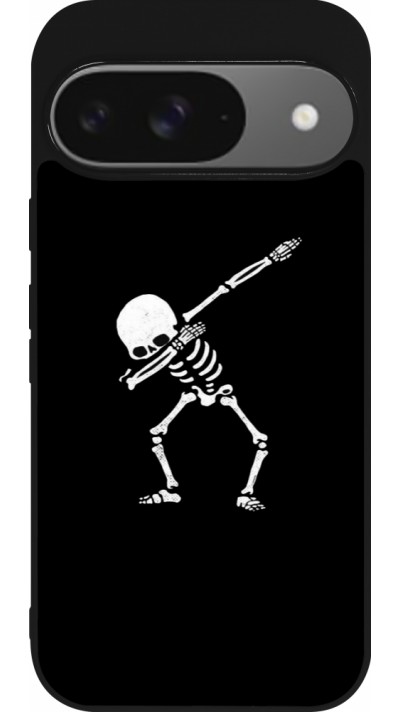 Coque Google Pixel 9 / Pixel 9 Pro - Silicone rigide noir Halloween 19 09