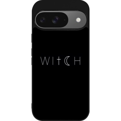 Coque Google Pixel 9 / Pixel 9 Pro - Silicone rigide noir Halloween 22 witch word