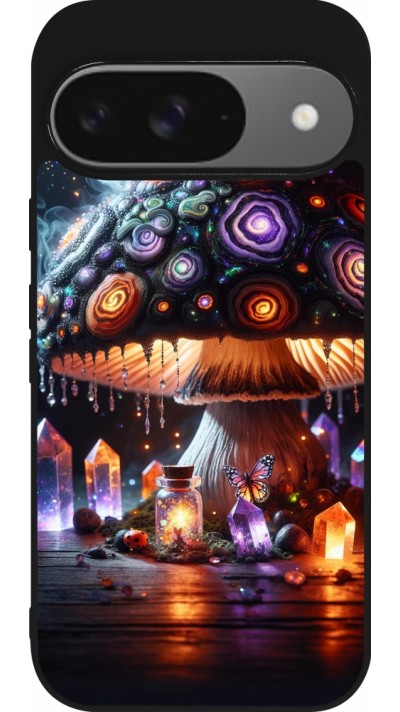 Coque Google Pixel 9 / Pixel 9 Pro - Silicone rigide noir Halloween Potion Magic