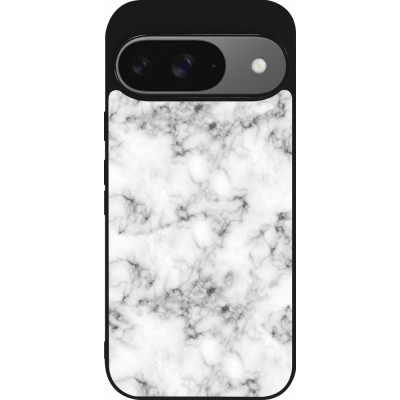 Coque Google Pixel 9 / Pixel 9 Pro - Silicone rigide noir Marble 01