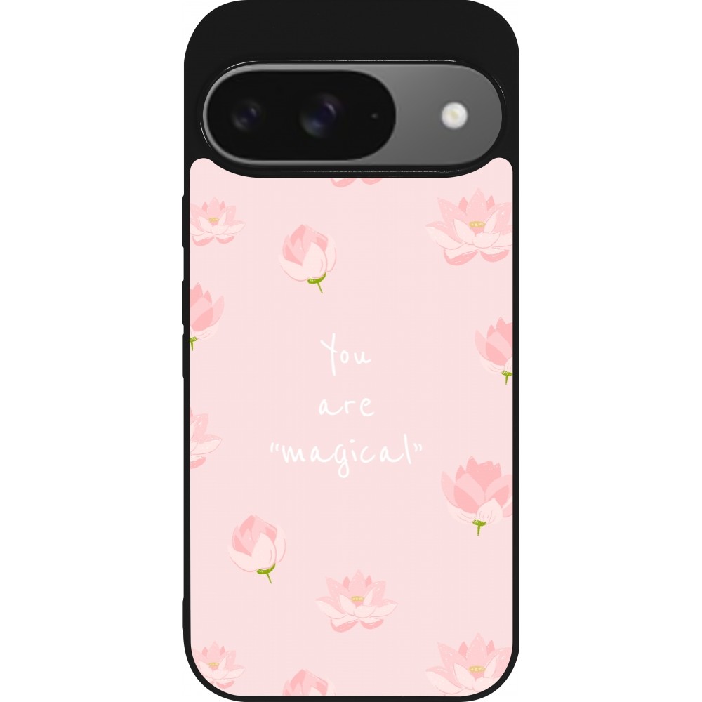 Coque Google Pixel 9 / Pixel 9 Pro - Silicone rigide noir Mom 2023 your are magical