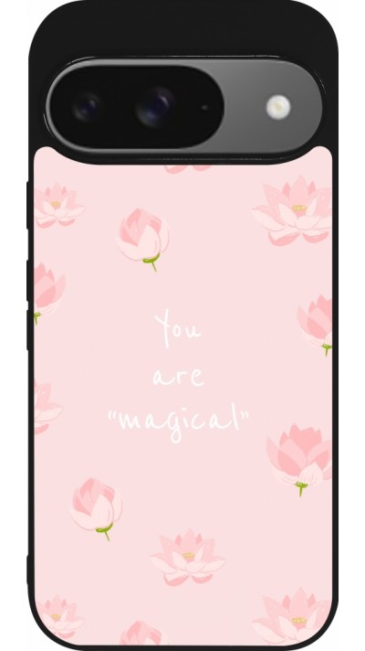 Coque Google Pixel 9 / Pixel 9 Pro - Silicone rigide noir Mom 2023 your are magical