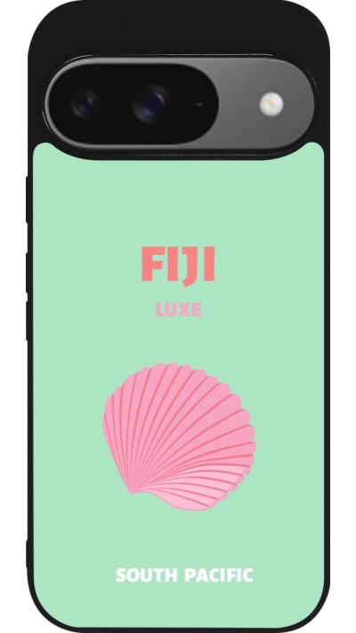 Coque Google Pixel 9 / Pixel 9 Pro - Silicone rigide noir Pop Summer Destination Fiji