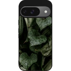 Coque Google Pixel 9 / Pixel 9 Pro - Silicone rigide noir Spring 23 fresh plants