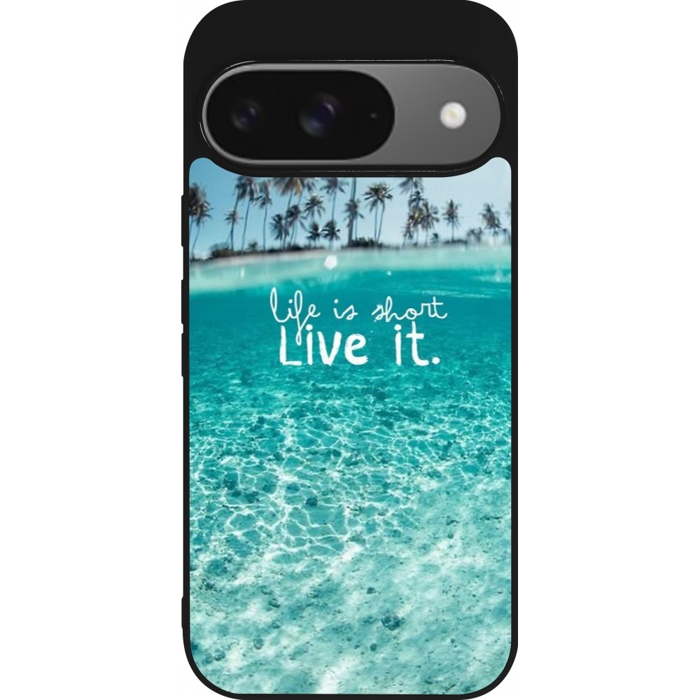 Coque Google Pixel 9 / Pixel 9 Pro - Silicone rigide noir Summer 18 24