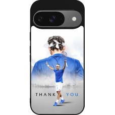 Coque Google Pixel 9 / Pixel 9 Pro - Silicone rigide noir Thank you Roger